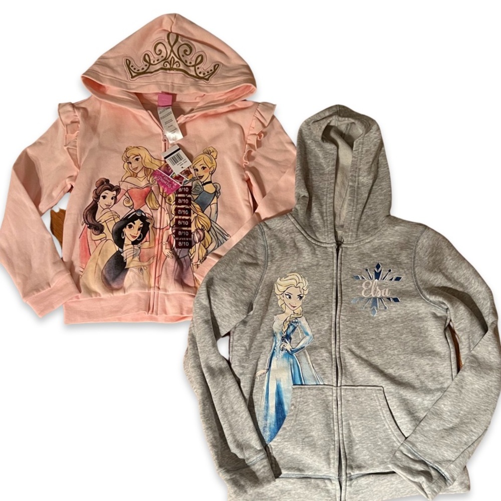 Disney Girls ZipUp Hoodies